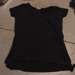Black top with slits on the sides